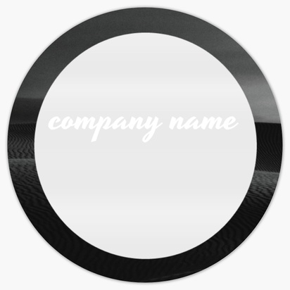 Design Preview for Marketing & Communications Reusable Stickers Templates, 2" x 2" Circle Horizontal