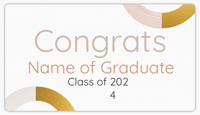 A grad party grad white gray design for Graduation Announcements