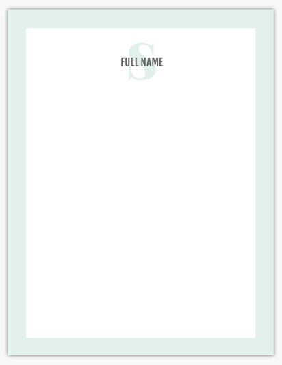 Design Preview for Modern & Simple Notepads Templates, 4" x 5.5"