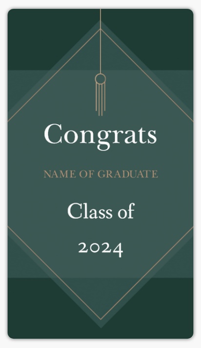 A grad tassel tassel gray design for Graduation Party