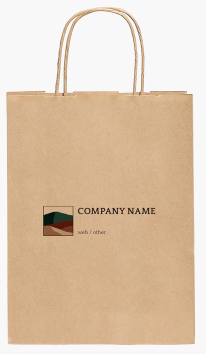 Design Preview for Design Gallery: Nature & Landscapes Paper Bags, 27.5 x 20.5 x 11 cm