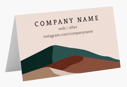 Design Preview for Design Gallery: Photography Folded Business Cards