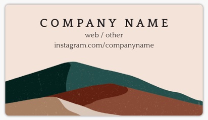 Design Preview for Templates for Nature & Landscapes Name Card Stickers 