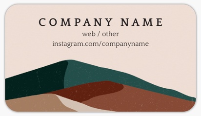 Design Preview for Nature & Landscapes Business Card Stickers Templates