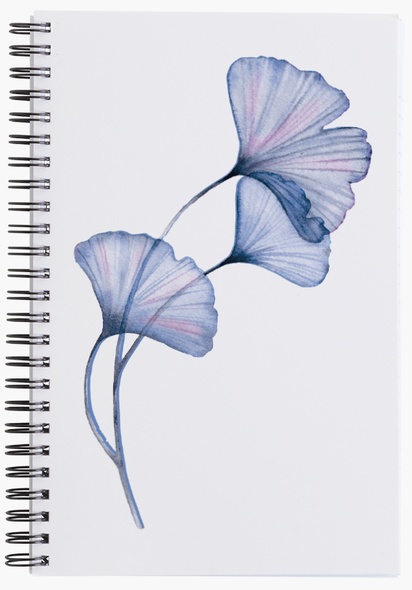 A veggen kunst soft blue design for Floral