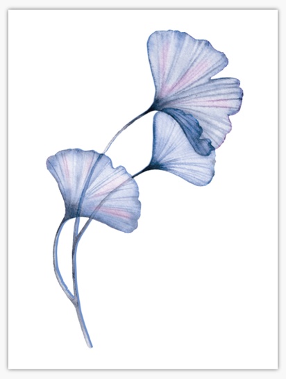 A wallart flower blue design for Floral