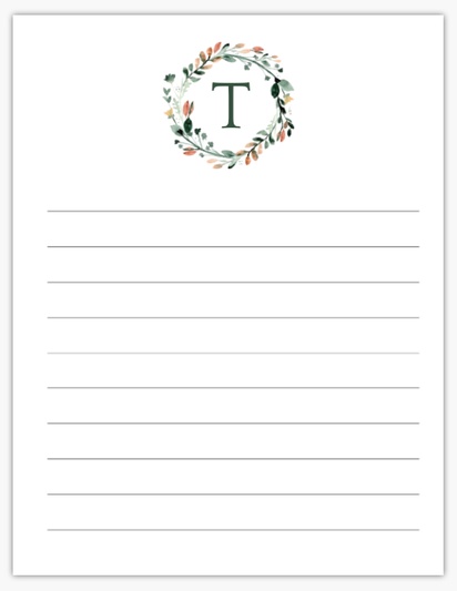 Design Preview for Design Gallery: Notepads, 4" x 5.5"