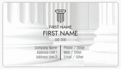 Design Preview for Design Gallery: Legal Business Card Stickers