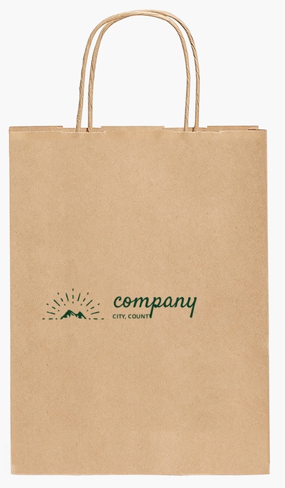 Design Preview for Design Gallery: Sports & Fitness Paper Bags, 27.5 x 20.5 x 11 cm