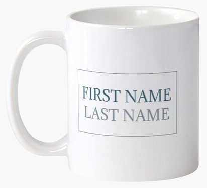 Design Preview for Design Gallery: Traditional & Classic Personalised Mugs, 325 ml  2 Sided