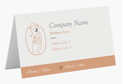Design Preview for Design Gallery: Therapy Folded Business Cards