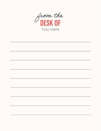 Design Preview for Design Gallery: Modern & Simple Notepads