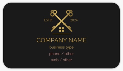 Design Preview for Elegant Business Card Stickers Templates