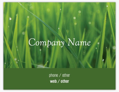 Design Preview for Templates for Landscaping & Gardening Compliment Cards , Folded 10.7 x 13.9 cm