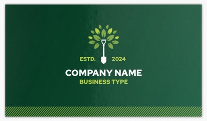 Design Preview for Landscaping & Gardening Standard Business Cards Templates, Standard (3.5" x 2")