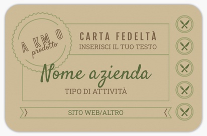 Anteprima design per Galleria di design: biglietti da visita con angoli arrotondati per catering, Arrotondati Standard (85 x 55 mm)