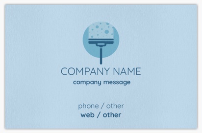 Design Preview for Design Gallery: Cleaning Services Natural Uncoated Business Cards