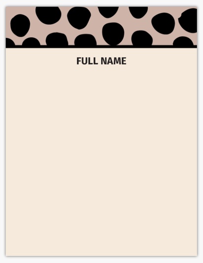 Design Preview for Patterns & Textures Notepads Templates, 4" x 5.5"