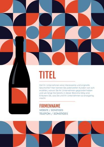 Designvorschau für Designgalerie: Posterdruck im Vorteilspack Bier, Wein & Spirituosen, A3 (297 x 420 mm)