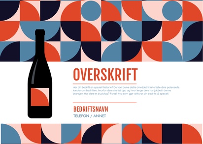 Forhåndsvisning av design for Designgalleri: Øl, vin og brennevin Plakater i større opplag, A3 (297 x 420 mm)