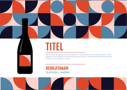 Voorvertoning ontwerp voor Ontwerpgalerij: Bier, wijn en sterkedrank Posters in grote oplage, A3 (297 x 420 mm)