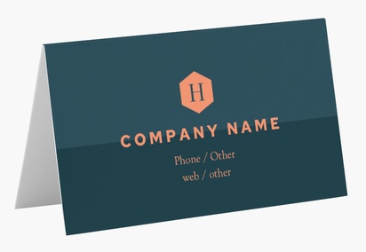 Design Preview for Design Gallery: Modern & Simple Folded Business Cards