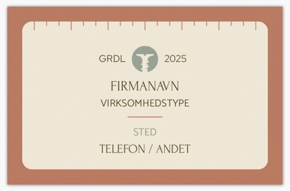 Forhåndsvisning af design for Designgalleri: Handyman Standardvisitkort, Standard (85 x 55 mm)