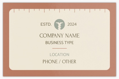 Design Preview for Design Gallery: Carpentry & Woodworking Metallic Business Cards