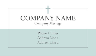Design Preview for Design Gallery: Religious & Spiritual Business Card Stickers, Small
