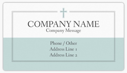 Design Preview for Religious & Spiritual Business Card Stickers Templates