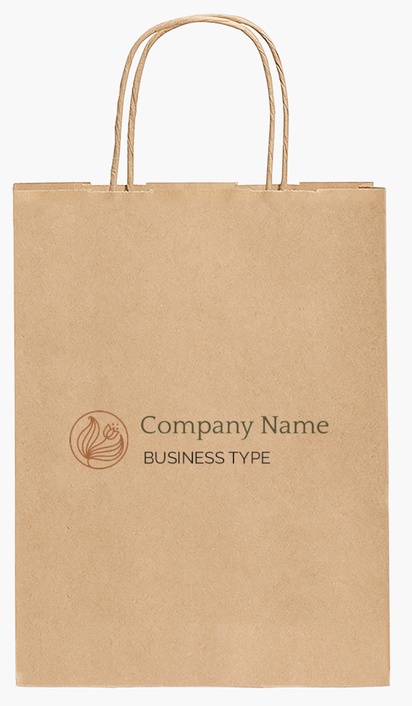 Design Preview for Design Gallery: Sports & Fitness Paper Bags, 27.5 x 20.5 x 11 cm