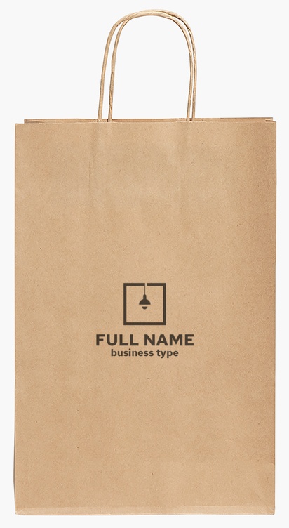 Design Preview for Design Gallery: Property & Estate Agents Paper Bags, 35.5 x 24 x 12 cm