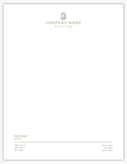 A logo finance green blue design for Traditional & Classic