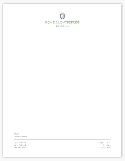 Aperçu du graphisme pour Galerie de modèles : Blocs-notes, Finance et assurances, 8.5  x 11 po