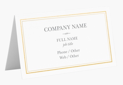 Design Preview for Design Gallery: Business Services Folded Business Cards