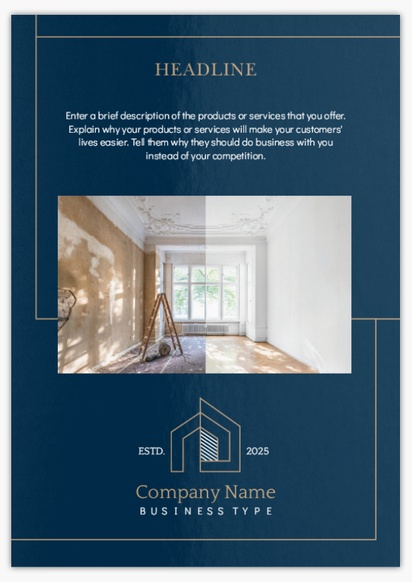 Design Preview for Design Gallery: Estate Development Flyers & Leaflets,  No Fold/Flyer A5 (148 x 210 mm)