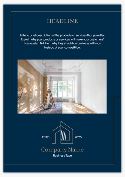 Design Preview for Design Gallery: Flooring & Tiling Flyers, None A5