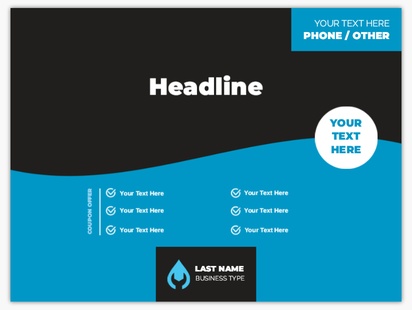 Design Preview for Plumbing Posters Templates, 36" x 48"