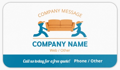 Design Preview for Removals & Storage Rounded Corner Business Cards Templates, Standard (3.5" x 2")