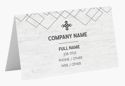 Design Preview for Design Gallery: Furniture & Home Goods Folded Business Cards