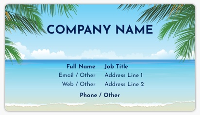 Design Preview for Design Gallery: Travel & Accommodation Business Card Stickers