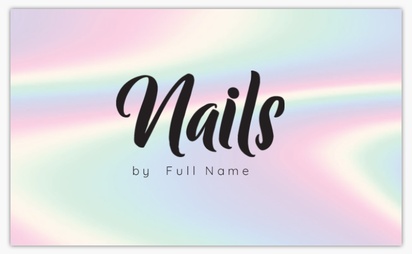 Design Preview for Design Gallery: Nail Salons Standard Business Cards, Standard (91 x 55 mm)