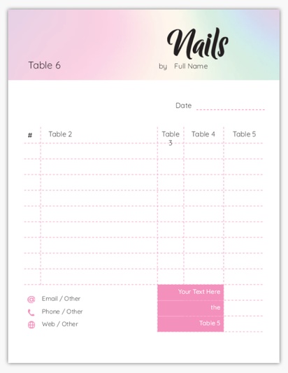Design Preview for Design Gallery: Bold & Colourful Bill Books