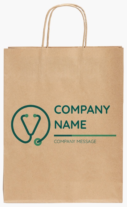 Design Preview for Design Gallery: Custom Paper Bags, Medium (24 x 11 x 31 cm)