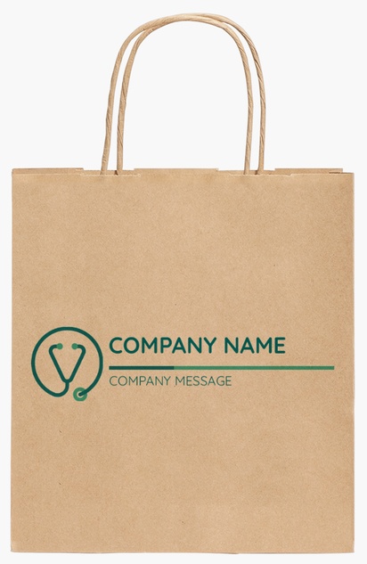 Design Preview for Design Gallery: Custom Paper Bags, Small (19 x 8 x 21 cm)