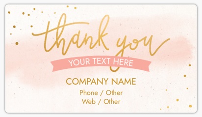 Design Preview for Design Gallery: beauty & spa Business Card Stickers