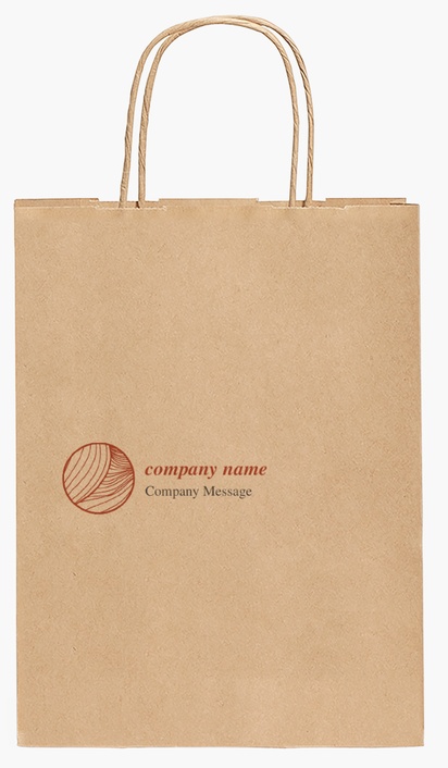 Design Preview for Design Gallery: Event Planning & Entertainment Paper Bags, 27.5 x 20.5 x 11 cm