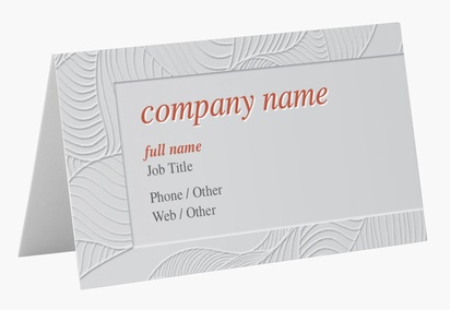 Design Preview for Design Gallery: Marketing Folded Business Cards