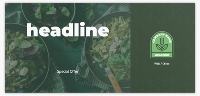 Design Preview for Design Gallery: Food Catering Flyers & Leaflets,  No Fold/Flyer DL (99 x 210 mm)