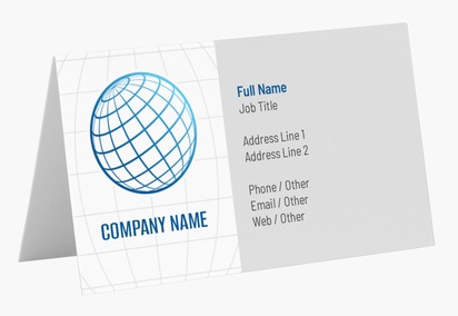 Design Preview for Design Gallery: Legal Folded Business Cards
